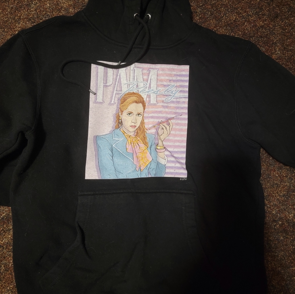 The Office Pam Beasley Hoodie, Size Medium